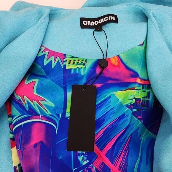 Chaouiche Western Blue Coat women's size Large - Picture 4 of 10